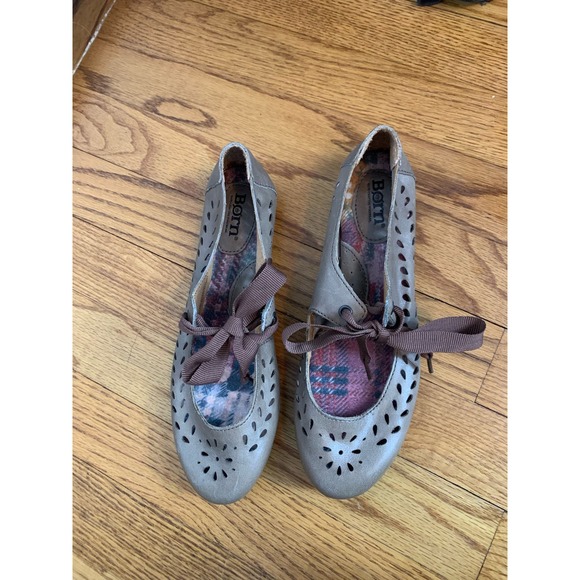 Born Ballet Tie Flats Women’s 7 - Picture 3 of 7